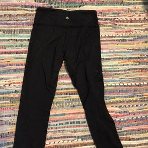 Lululemon Wunder Under Low-Rise Black Leggings
